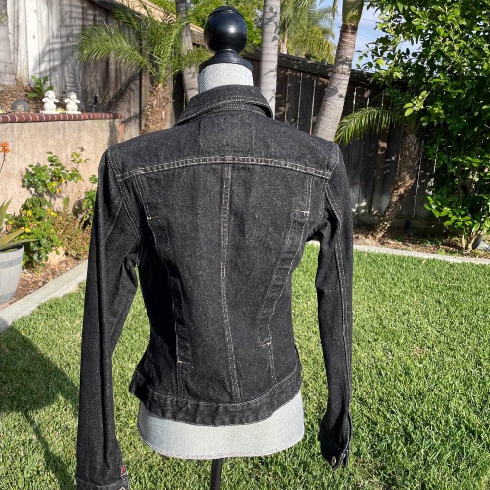 Guess black denim jacket - Picture 4 of 5